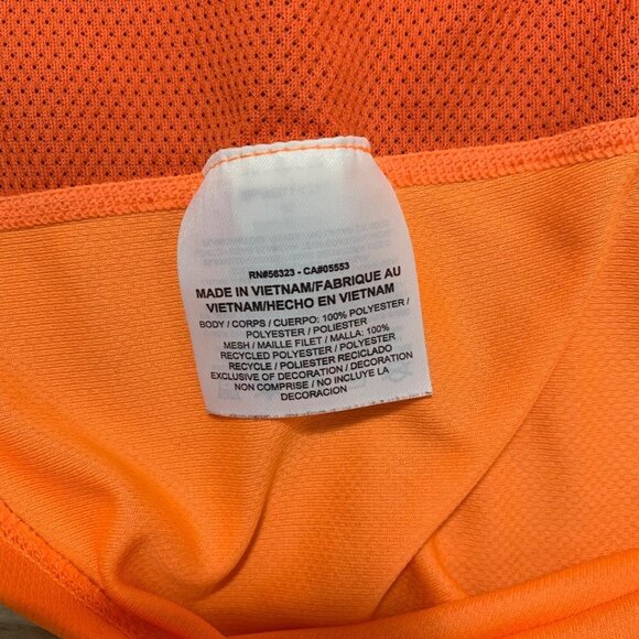Nike Running Tangerine Orange Dri-Fit Athletic Tee Size M - Picture 8 of 11